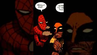 Spidey and Wolverines friendship #marvel #xmen #spiderman #shorts #comics