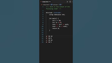What is the output of the following code? #viralnow #coding #oops #comment