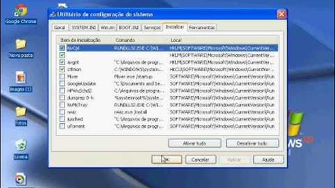 como desativar os programas que iniciam junto com o windows