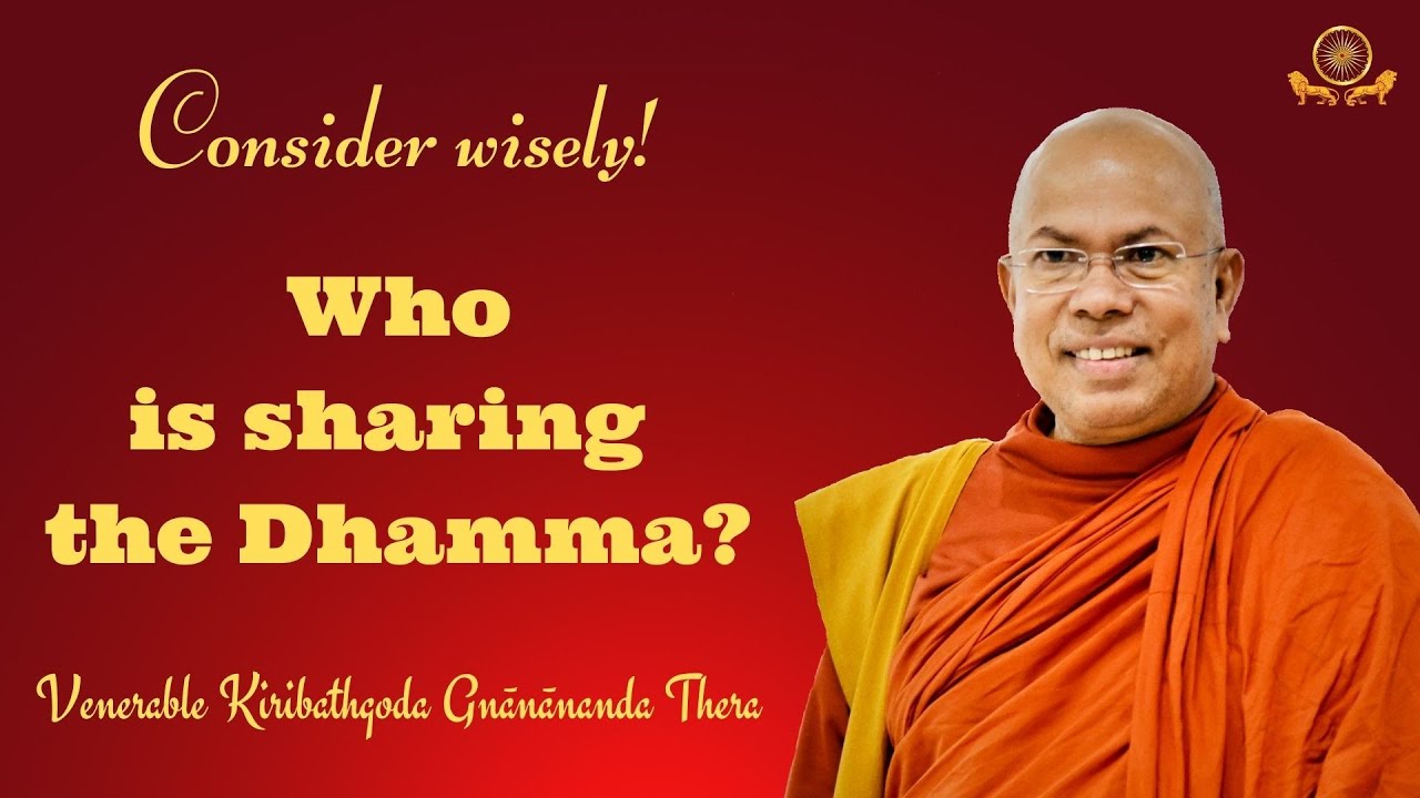 Who is sharing the Dhamma - YouTube