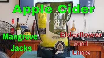 Mangrove Jacks Apple Cider Kit (elderflower and lime).