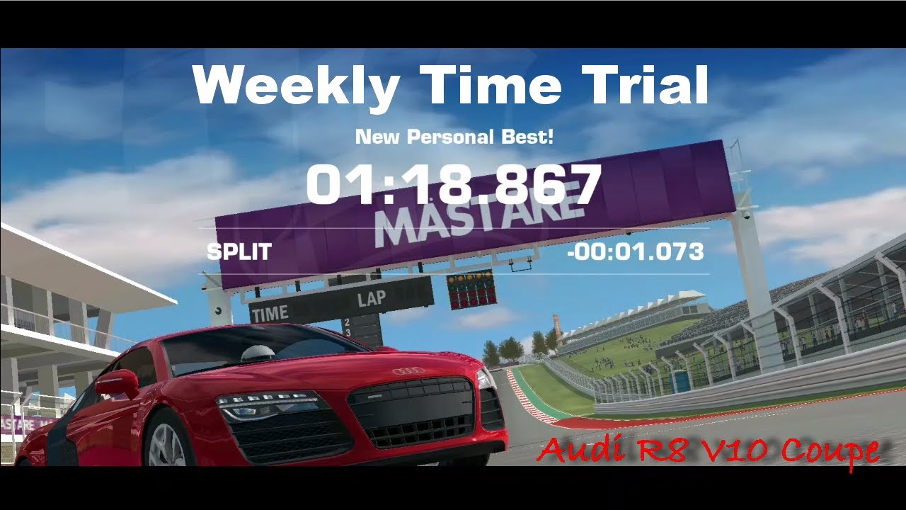 Real Racing 3 R8 Real Racing 3 WTT New Personal Best! with Audi R8 V10 Coupe! - YouTube