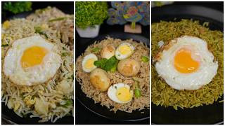 3 Types Of Egg Rice