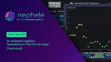 NEPHELE | UC2 Technical video | AI-assisted Logistics Operations in the Port of Koper