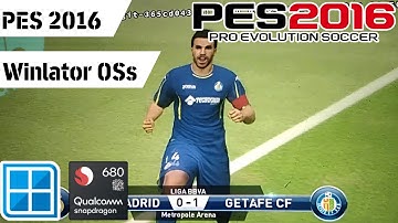PES 2016 Winlator OSs Snapdragon 680 Redmi 10c
