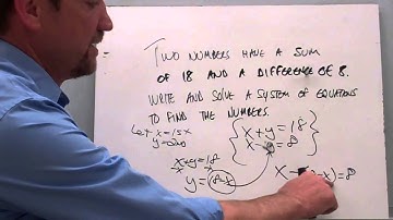 Solve Systems by Substitution Word Problem