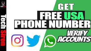 How to get a free US phone number. use it to verify accounts.