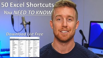 50 Excel Shortcuts you NEED TO KNOW