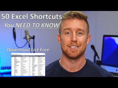 50 Excel Shortcuts you NEED TO KNOW