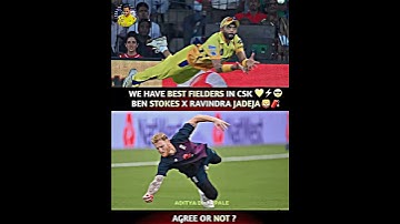 WORLD BEST FILDER ONE TEAM 🥵 || #shorts #cricket #csk