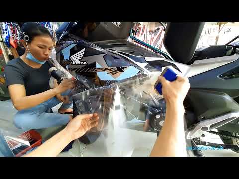 Video Dán Decal Trong Suốt Xe Winner X Chống Trầy Xước Cực... - youtube