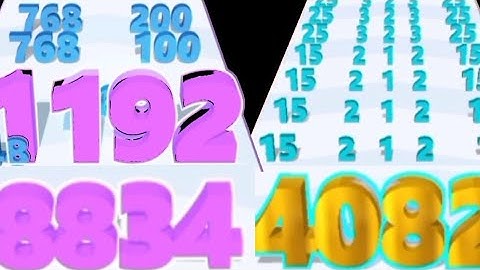 New Record  Best Satisfying Math Games - Number Run Vs Numbers Run Merge