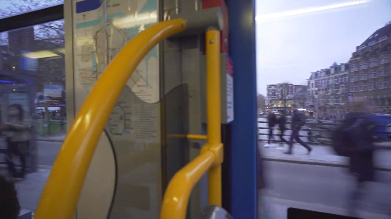 Netherlands, Amsterdam, tram 12 ride from Leidseplein to De Pijp