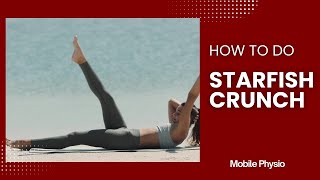 Starfish Crunch Exercise | Strengthen Your Core at Home 🌟