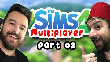 The Sims 4 Multiplayer Mod - James and DrGluon roommates struggling to make money  - Part 02