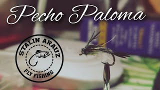 La mosca Pecho paloma , la más fácil de conseguir sus materiales /pesca a mosca/fly fishing 🎣🎣🎣