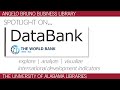 How to use world databank