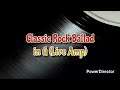 Diego Instrumental 342 (H 810) Classic Rock Ballad in G (Live Amp)