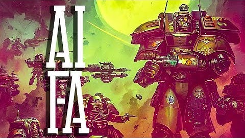 SPACE MARINES Warhammer style | short version | SCI-FI AMBIENT | 300 AI generated Images