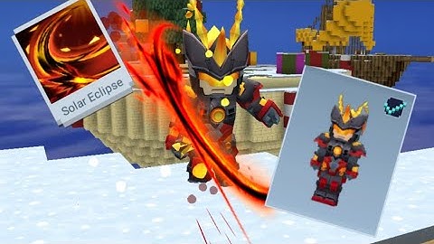 New Doomstay Armor, Solar Eclipse Sword Effect in Bedwars (Blockman Go)