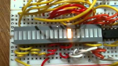 LED lights using MSP430 chip