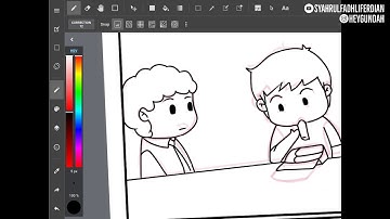 Medibang Android - Membuat komik dengan aplikasi Medibang - No. 10