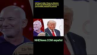 Jeff Bezos le dijo a Trump que The Washington Post era su peor inversión antes de recortar personala