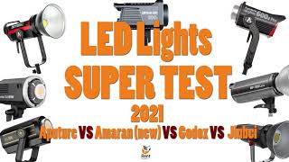 Led Lights Super Test 2021 Aputure Vs Amaran(new) Vs Godox Vs Jinbei