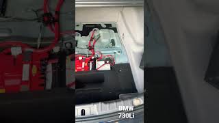 730Li-BMW HOW TO Location battery #bmw730li #carlover