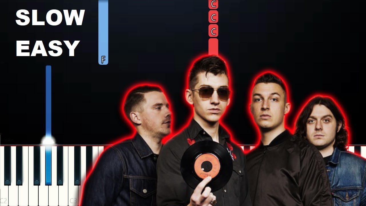 Arctic Monkeys - 505 (SLOW EASY PIANO TUTORIAL)