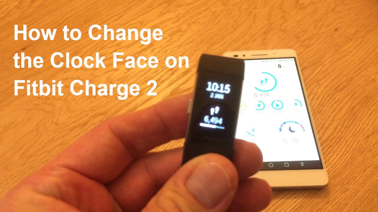 how to set time on charge 2 fitbit