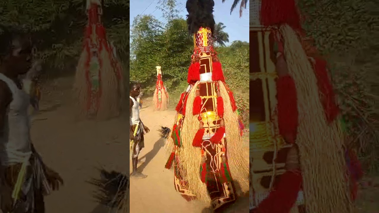 Akili Ogidi Masquerades (Agueze) performing.