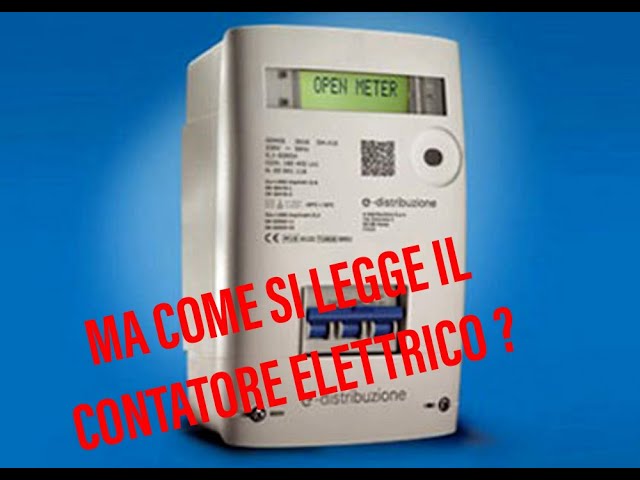 Come fare l'autolettura del contatore dell'energia 