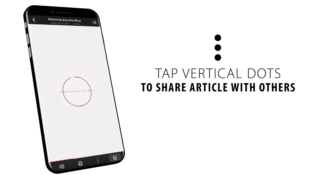 Times Free Press App Tip 4: How to share articles