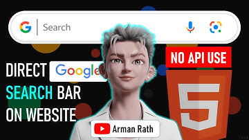 NO JavaScript Google search on your website 🌐