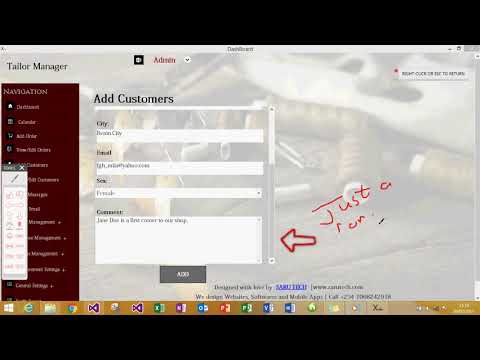 Tailor Management app C# (Part 3)