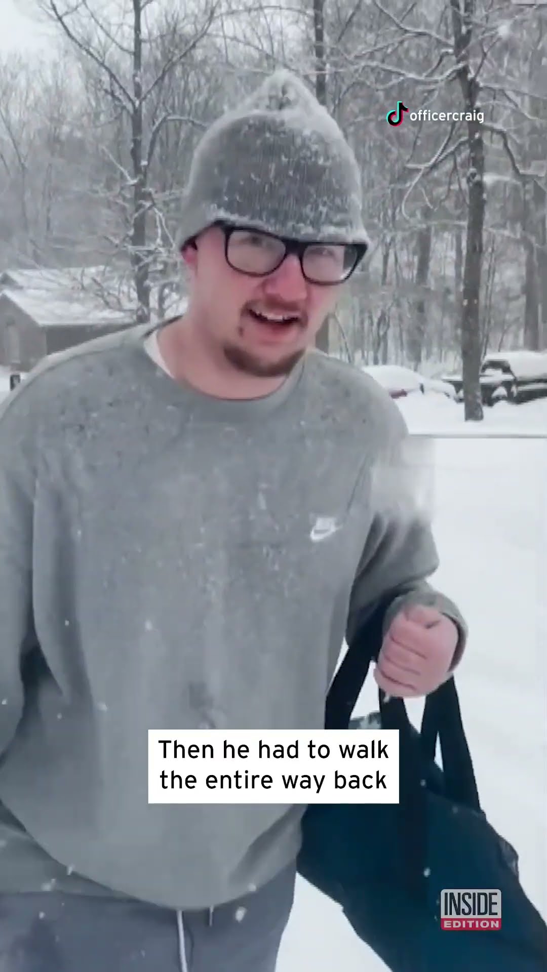 Pizza Guy Gets Measly $2 Tip After Delivering in Snowstorm #shorts