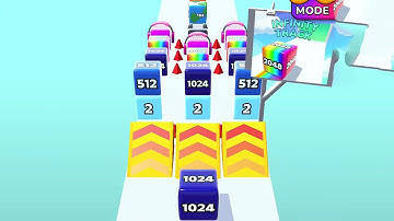 JELLY RUN 2048 ALL LEVELS GAMEPLAY WALKTHROUGH PART 287