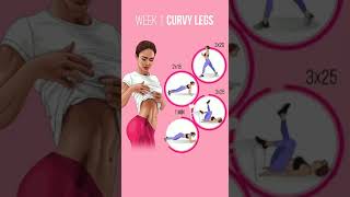 Curvy legs workout | Legs fat burn workout for women | Legs workout | #shorts #legs #legsworkout