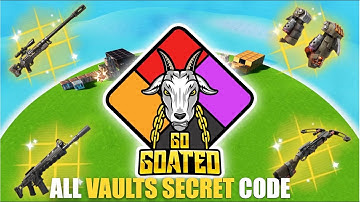 GO GOATED ZONE WARS MAP FORTNITE CREATIVE - ALL VAULTS SECRET CODE