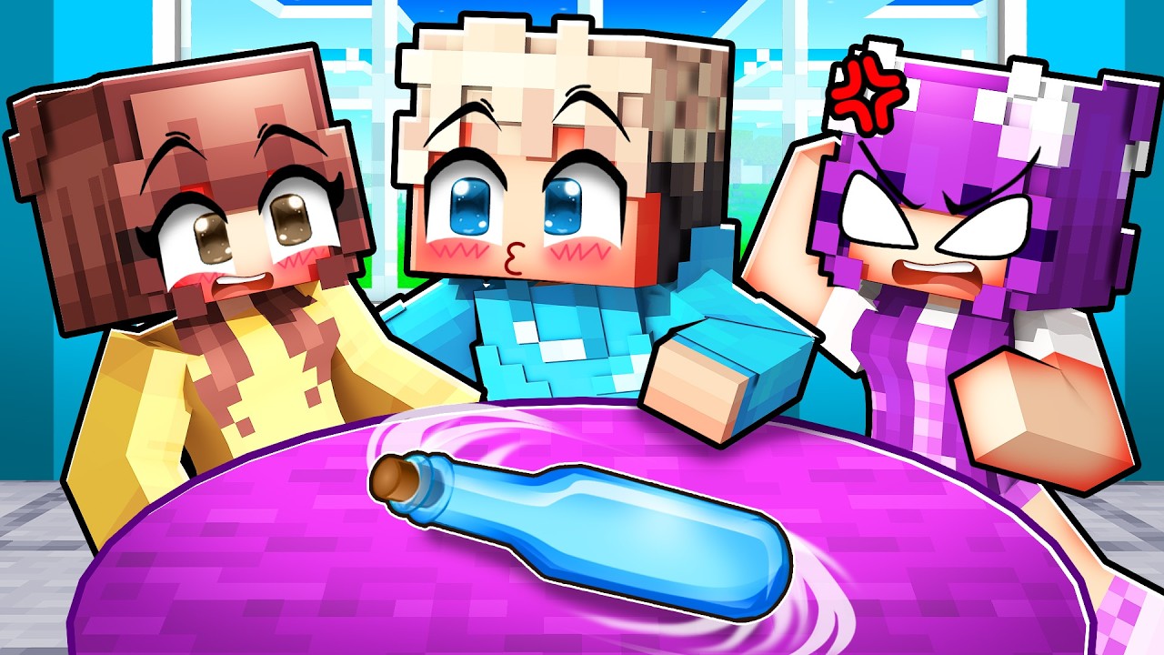 MINECRAFT, aber wir spielen FLASCHENDREHEN mit meiner EX-FREUNDIN!