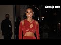 Karrueche Tran clears the air about dating Quavo while leaving dinner in Beverly Hills, CA