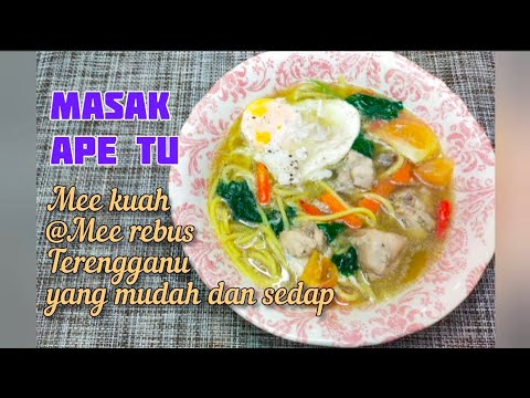 Resepi mee rebus terengganu