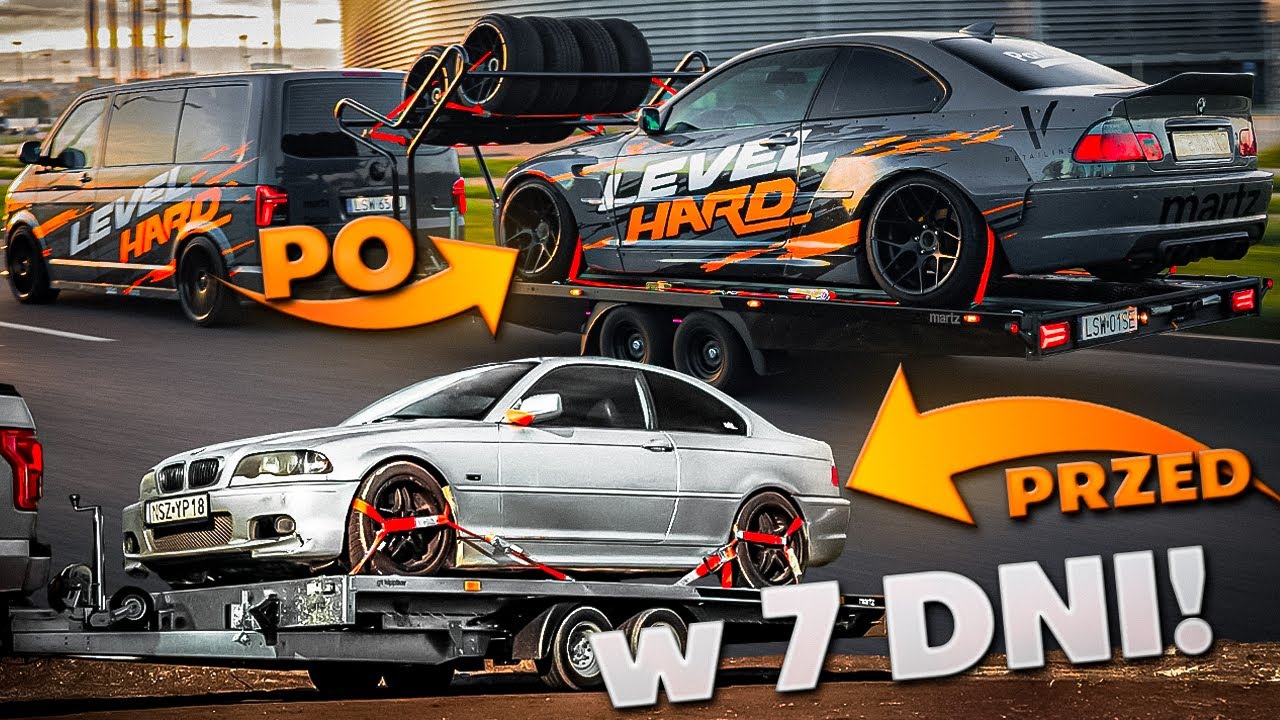 Zestaw MARZEŃ driftera w 7 dni! Laweta + BMW DRIFT projekt