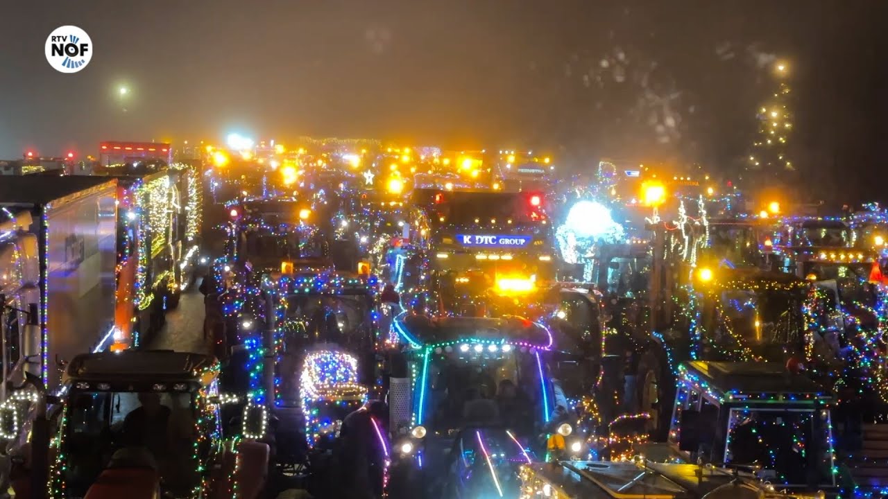 Duizenden inwoners genieten van Trekker Ljochttocht Noordoost-Fryslân