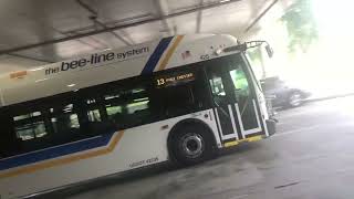 Bee-Line Bus 2022 New Flyer XDE40 Route 13 To PORT CHESTER RARE #425 WHITE PLAINS BUS TERMINAL HEV