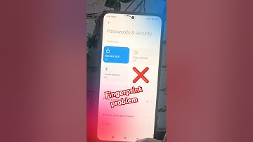 Redmi note 10 pro Fingerprint Not showing