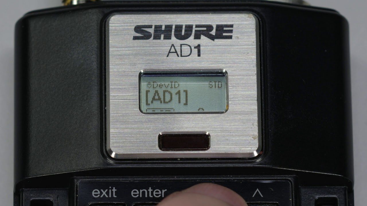 AD1 User Guide - Shure