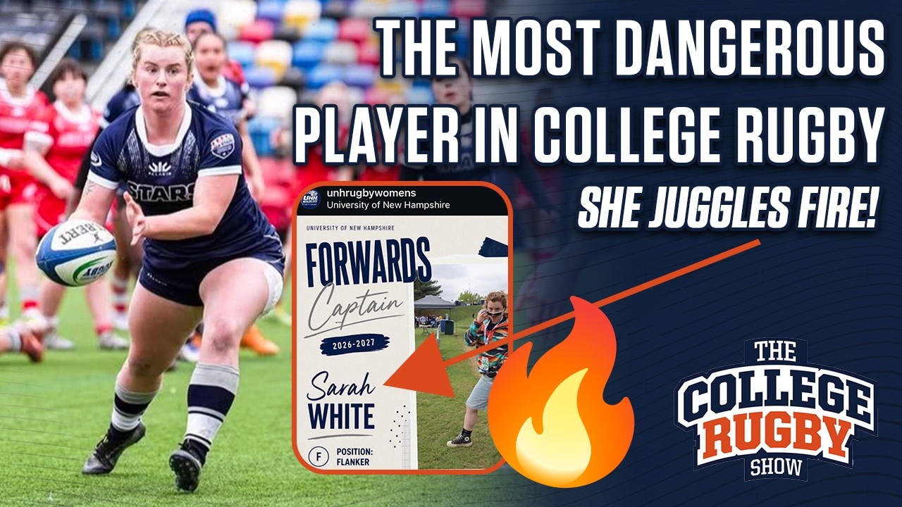 We Found the Most Dangerous Player in College Rugby...And She Juggles Fire?!