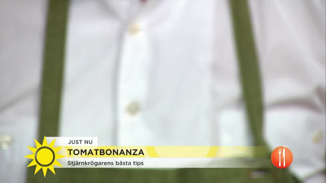 Stjärnkrögaren frossar i tomater   - Nyhetsmorgon (TV4)